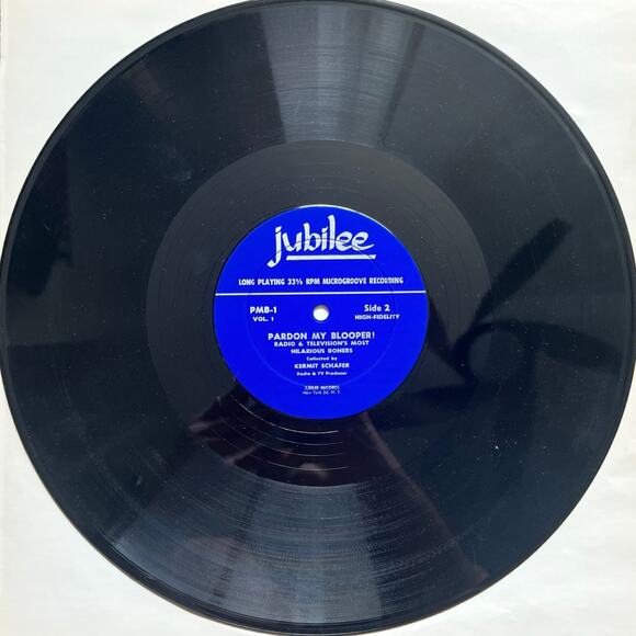 Kermit Schafer Pardon My Blooper Radio & TV's Most Hilarious Vinyl Vol 1 VG 1954 - Picture 2 of 5